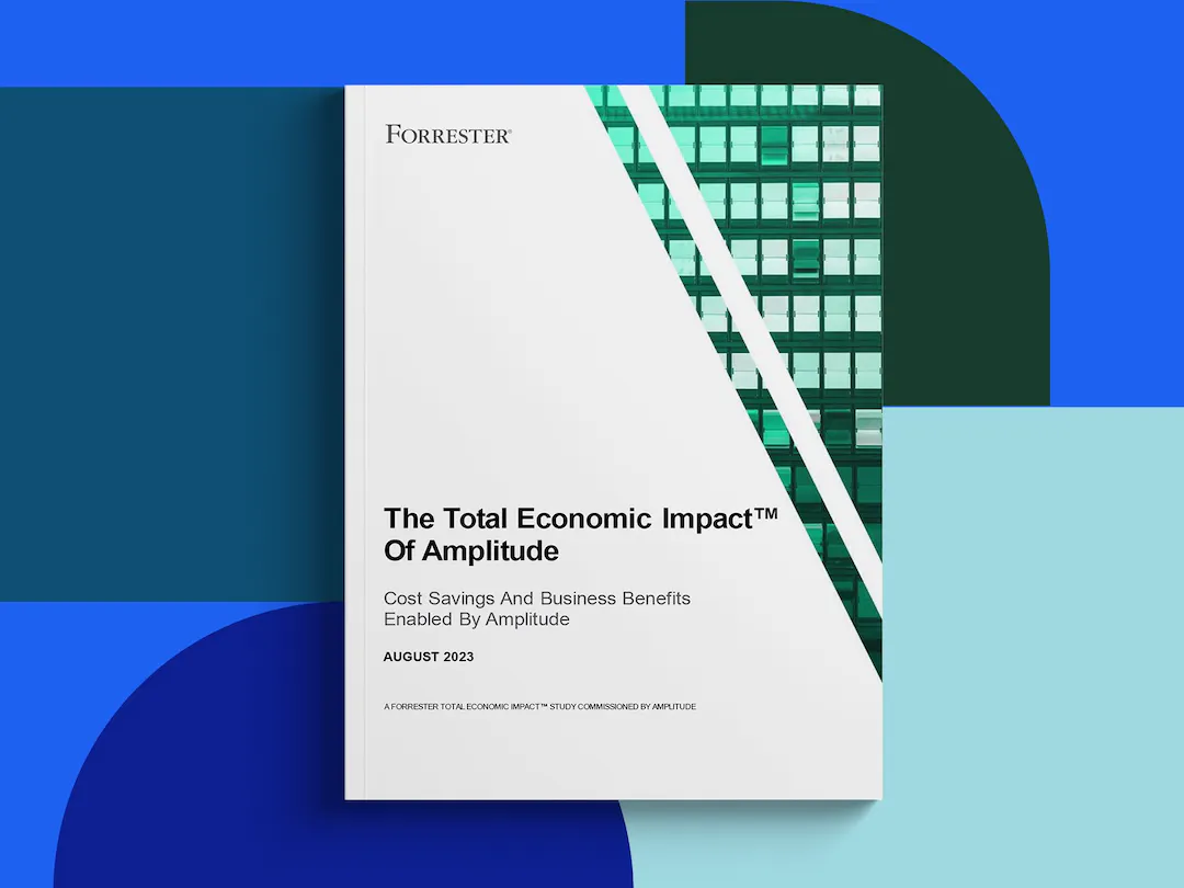 Forrester report for the total economic impact of Amplitude